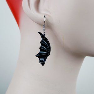 Handmade Batwing Dangle Earrings